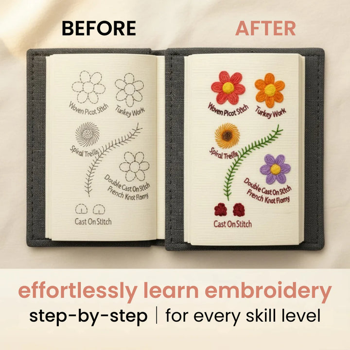 Embroidery Stitch Book Kit